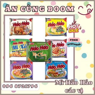 Mì Tôm Hảo Hảo các vị - Chua Cay - Hải Sản - Chua Ngọt/ Tôm Hành - Gà Vàng - Mì Xào - Mì tôm các vị ĂN CÙNG BOOM