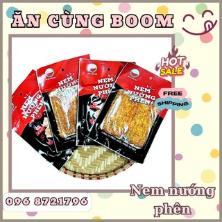 Combo 10 gói snack nem nướng phên - nem nướng phên gói 25g - ăn cùng boom