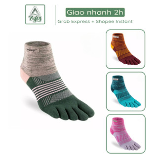 Tất chạy trail injinji women trail midweight mini crew - phiên bản dành cho nữ