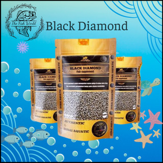 Cám cá lóc Black Diamond giúp làm đậm vạch, viền và vẩy tăng trưởng cho cá lóc, cá vẩy rồng- The Fishn World