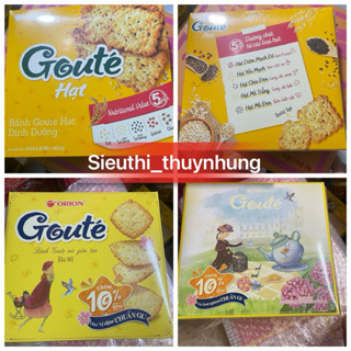  BÁNH GOUTE HỘP 8 GÓI = 316,8g.DATE MỚI 