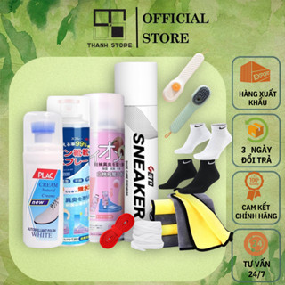 Trọn bộ vệ sinh giày Sneaker Platinum-hàng cao cấp - tẩy sạch mọi vết bẩn và dưỡng da giày - TSCOM01