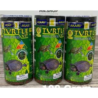 Thức ăn lên màu dành cho Rùa Akari, rùa Brazil dạng hạt tăng cường mai rùa bổ xung vitamin