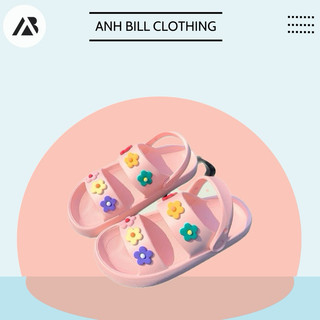 Dép nữ, nam Sandal bánh mì đế cao 3 màu đen trắng hồng D004
