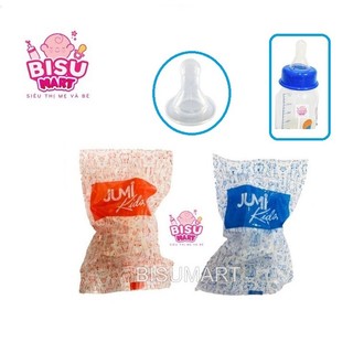 Bịch 2 núm vú cổ hẹp Jumi đủ size dành cho bé