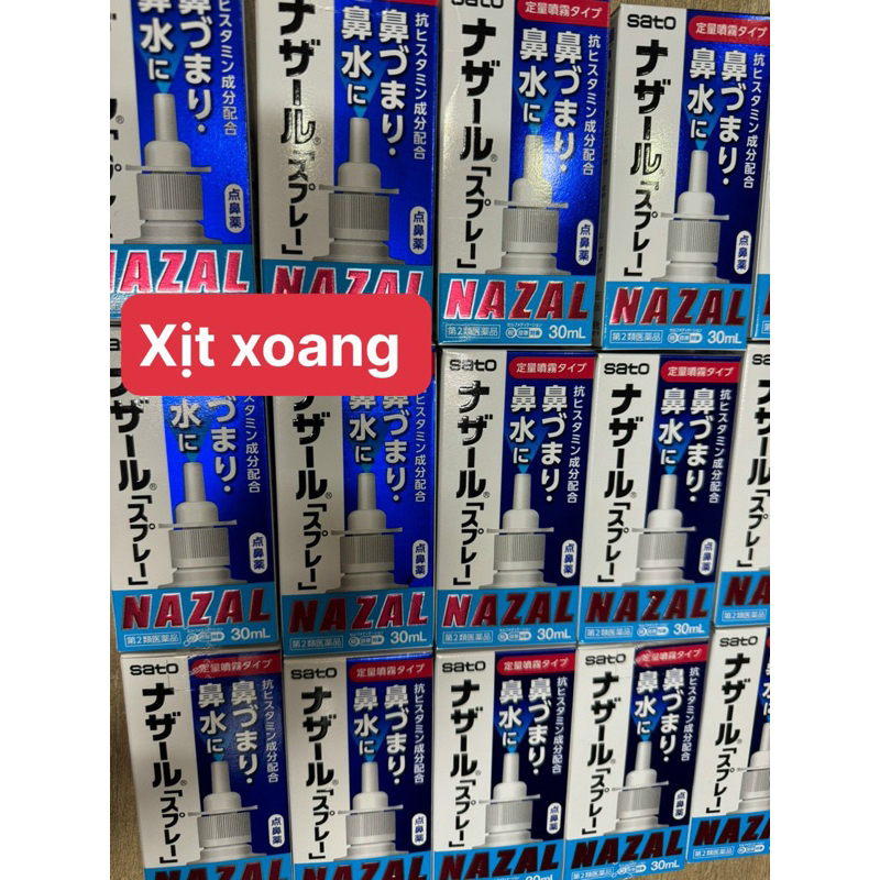 Xịt mũi NAZAL SATO Nhật Bản 30ml