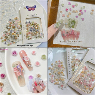 Set 50 cham hoa hồng mẫu mới đẹp siêu thực như hoa thật cực HOT