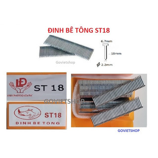 Đinh ST18, hiệu LĐ Tê giác, hộp 722 cây, ghim betong st18  nạp dụng cụ ST18-ST18B bắn tường gỗ ván
