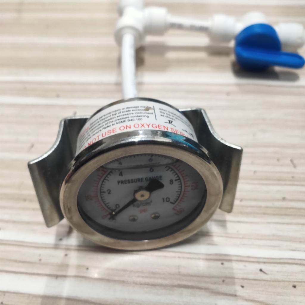 Bộ đồng hồ tes áp suất cho máy lọc nước, đồng hồ đo áp suất nước, bộ kiểm tra áp suất nước cho máy lọc nước