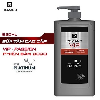 Sữa tắm cao cấp Romano VIP Passion 650g (vip đỏ)