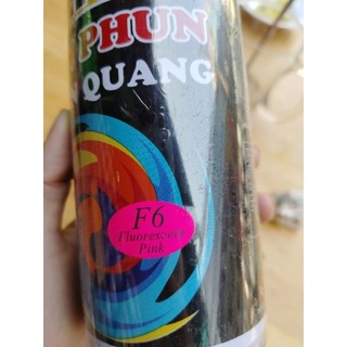 sơn phun màu Hồng Dạ quang