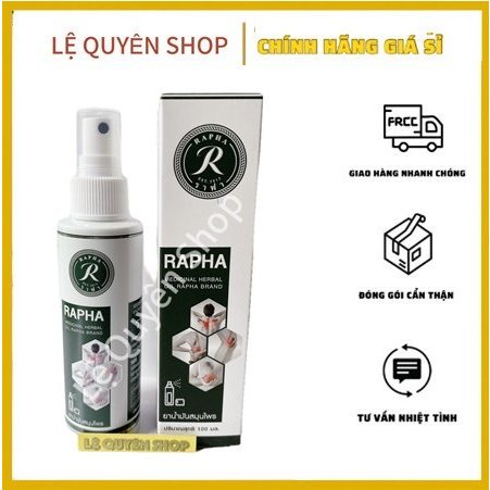 [Hàng Nhập Khẩu] Dầu thảo dược Thái Lan Rapha 100ml
