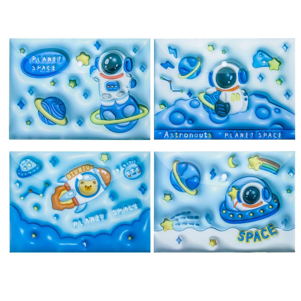 Túi đựng tài liệu A4 động vật dễ thương, đồ dùng học tập cho bé E1429