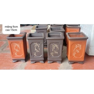 Chậu gốm thủ công nhiều mẫu gốm bát tràng trồng cây  mini