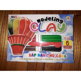 Đất nặn thủ công 6 màu winq d-06