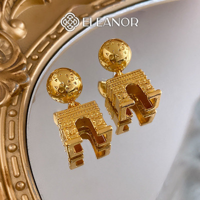 Bông tai nữ chuôi bạc 925 Eleanor Accessories Khải Hoàn Môn phụ kiện trang sức khuyên tai 5487