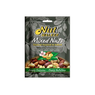 [Date T6/2026] - Hỗn Hợp Hạt Khô Rang Muối Nut Walker 30gr/gói