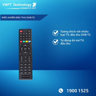 Điều khiển iGate DVB T2 VNPT Technology dùng cho đầu thu truyền hình kỹ thuật số iGate DVB T2 các loại