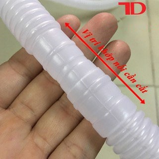 Ống ruột gà thoát nước điều hòa, 1 mét ống thoát nước máy lạnh, ống xả nước thải máy lạnh,