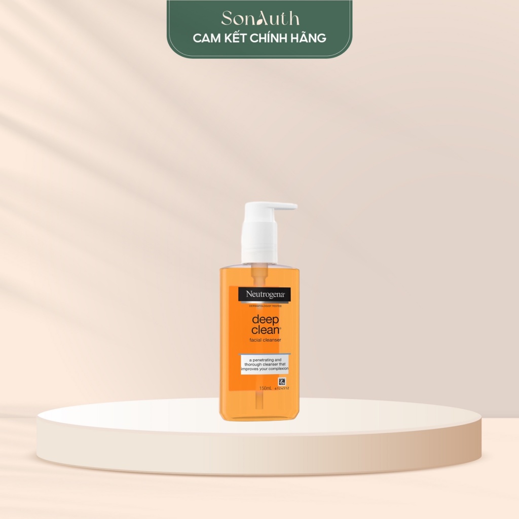 Sữa rửa mặt Neutrogena Deep Facial Cleanser 150ml