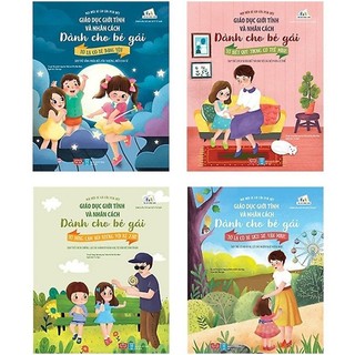 Sách - combo 4 cuốn giáo dục giới tính và nhân cách dành cho bé gái