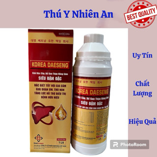 (Thú Y ) Giải độc gan thận Hồng Sâm siêu đậm đặc chai 1 lít cho gà