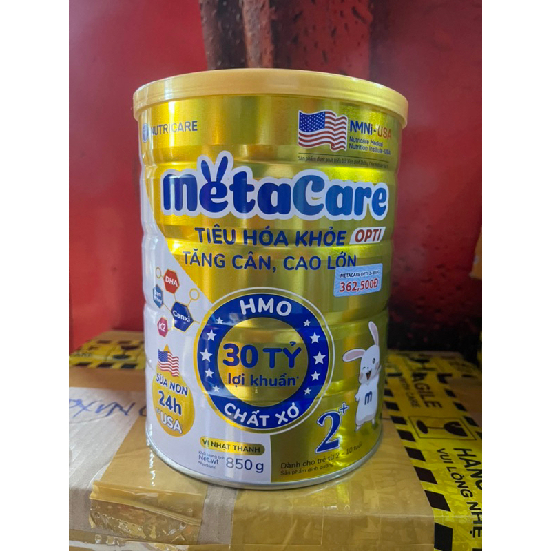 Sữa bột Metacare  gold 2+ 850g- có ship hỏa tốc HCM