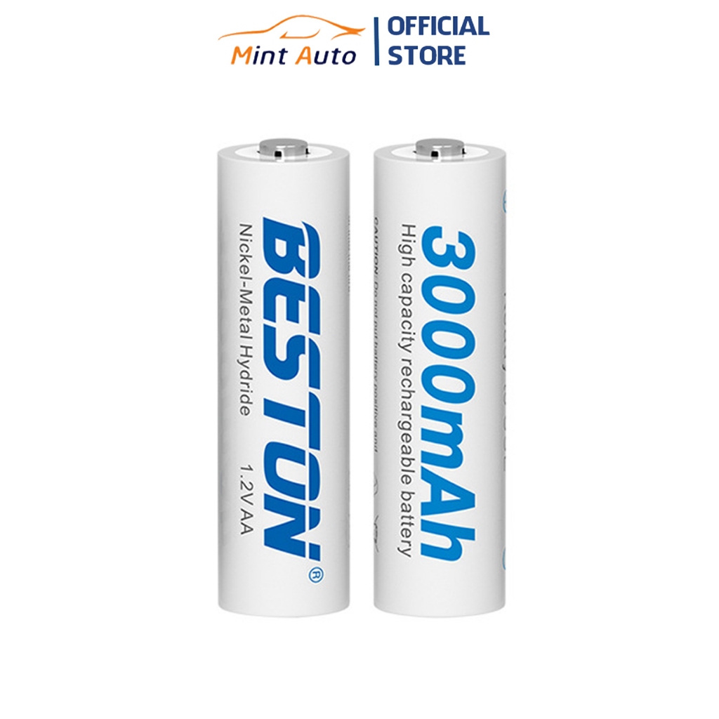 Pin sạc Beston AA dung lượng 3000mAh điện áp 1,2V hàng chuẩn