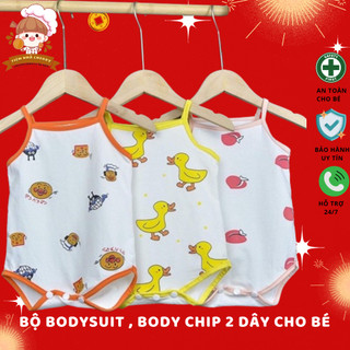 Bộ bodysuit , body chip 2 dây cho bé