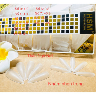 Móng úp tay nhám HSM lẻ size - Nhám nhọn trong