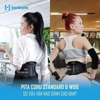 Đai lưng Bonbone Pita Coru hỗ trợ đau lưng, cột sống, thắt lưng, thoát vị đĩa đệm, gai cột sống