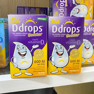(có bill nhập)Vitamin D3 Ddrops Booster 600iu (Vitamin d cho trẻ trên 1 tuổi)