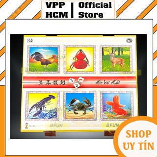 Bầu cua tôm cá cao cấp bàn nhựa trung lê cao cấp