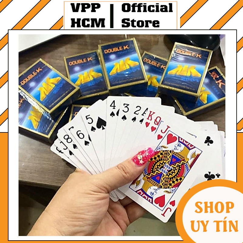 [Combo 2] Bài Tây Giấy Double K Bài 52 Lá, Bộ Bài Tây Giấy Đẹp Cao Cấp, Bài Tiến Lên 52 Lá