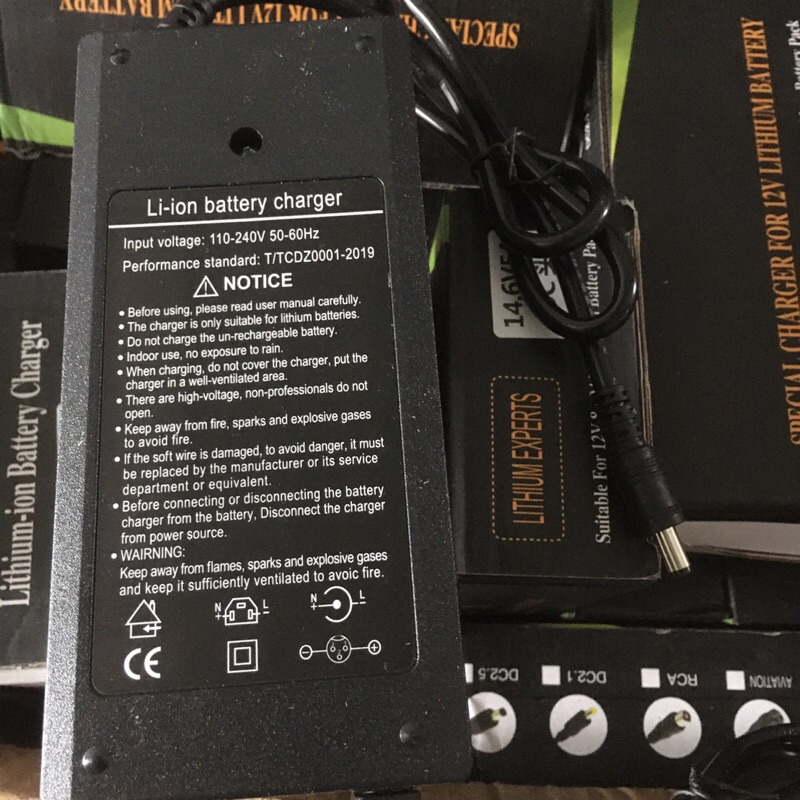 Sạc pin lithium 14,6V-5A 10A  - Sạc Pin Lithium li ion 14,6-5A 10A