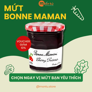 Mứt Bonne Maman 370g: Mứt dâu tây, mâm xôi mứt hoa quả, mứt trái cây tự nhiên, hạt dẻ, mứt mơ, việt qu