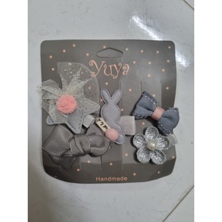 Set 5 kẹp tóc nhiều hình đáng yêu cho bé gái