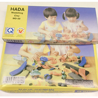 Đất Sét Nặn HADA Hoa Đào (5 màu)