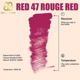 MỰC PHUN XĂM RED47 ROUGE RED (TONE ĐỎ HỒNG EU*)