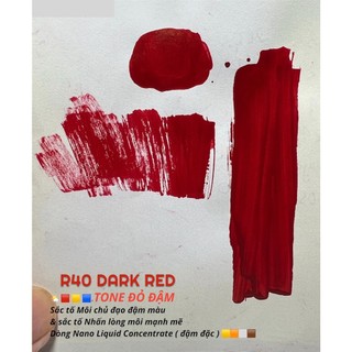 MỰC PHUN XĂM RED40 DARK RED (TONE ĐỎ ĐẬM)
