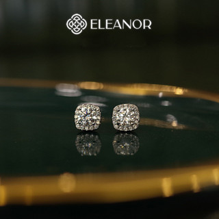 Bông tai nữ chuôi bạc 925 Eleanor Accessories nụ đính đá phụ kiện trang sức khuyên tai 4324