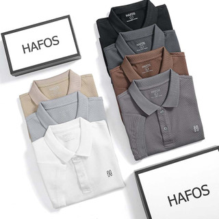 Áo Polo Nam Hafos DAILY Waffle Polo Nam vải Cá Sấu Cotton cao cấp chuẩn form