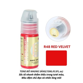 Mực phun xăm red48 red velvet