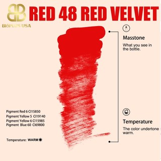 MỰC PHUN XĂM RED48 RED VELVET (TONE ĐỎ NHUNG)