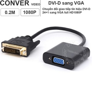 CÁP DVI -> VGA 20cm Z-TEK (ZY334)