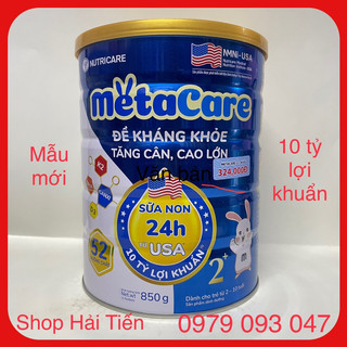 Sữa Metacare Grow 2 + ( Mẫu Mới ) - lon 850g date: 3/2026
