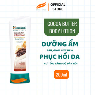 Sữa dưỡng thể dưỡng ẩm sâu mùi ca cao Himalaya Cocoa Butter Intensive Body Lotion 200ml