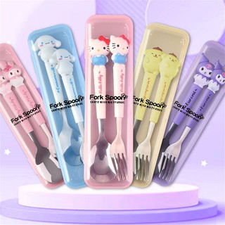 🌸set muỗng nĩa hello kitty sanrio mẫu mới