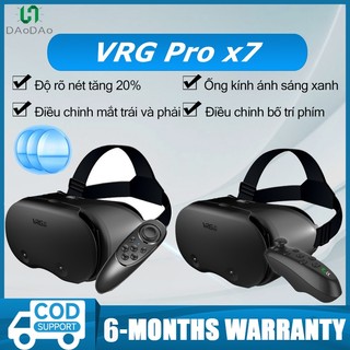 Kính thực tế ảo VR,VRG Pro X7 3D,Xem phim 3D chuyên nghiệp,Chơi trò chơi VR,Đi kèm với tay cầm