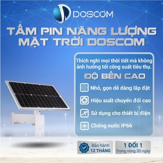 Tấm pin năng lượng mặt trời Solar Panel 6V 3,3W Doscom